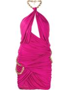 Moschino Chain Detail Dress - Pink