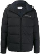 Calvin Klein Jeans Contrast Logo Padded Jacket - Black