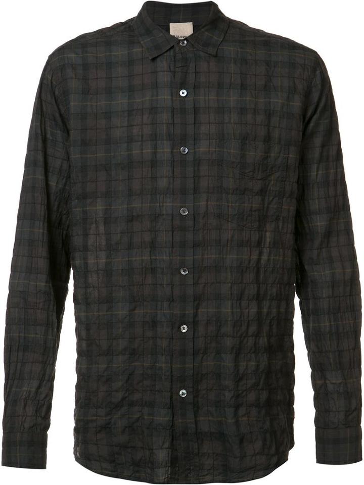 Baldwin 'frank' Crinkle Shirt, Men's, Size: Medium, Cotton
