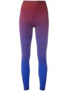 Adidas By Stella Mccartney Dotted Logo Leggings, Women's, Size: Xs, Blue