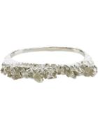 Niza Huang Under Earth Two Finger Ring, Women's, Metallic, Silver