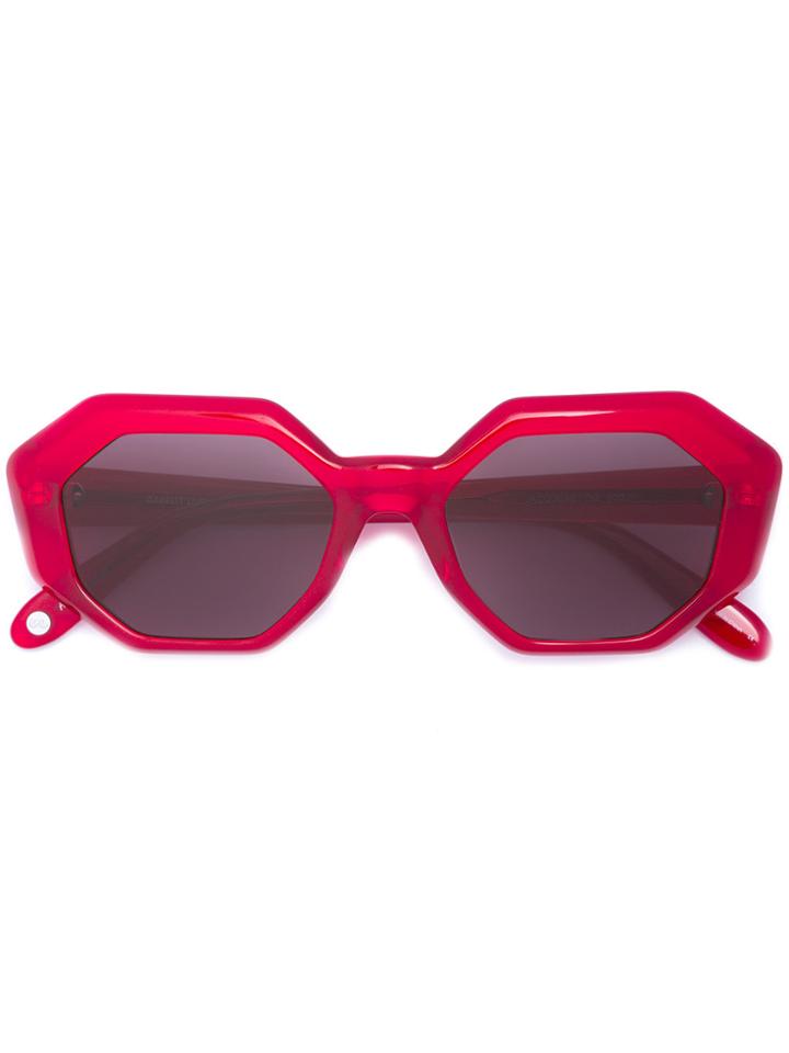 Garrett Leight Jacqueline Sunglasses - Red