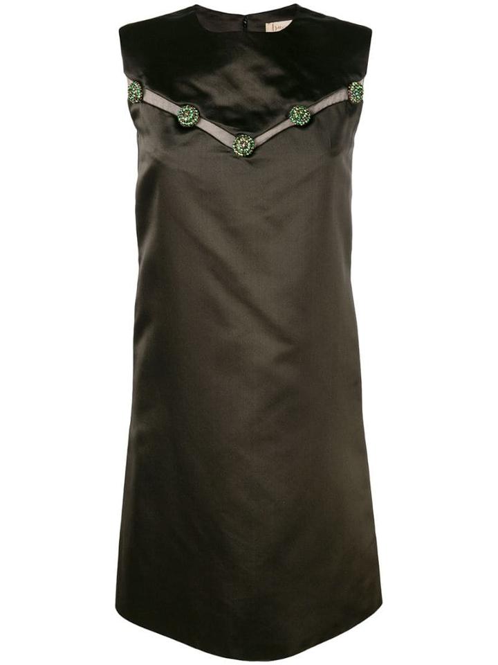 Christian Dior Pre-owned Structured Dress - Brown