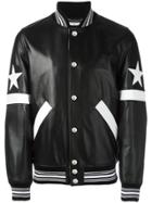 Givenchy Star And Stripe Appliqué Jacket - Black