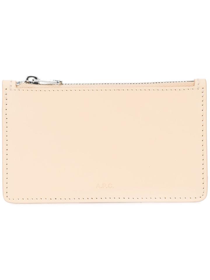A.p.c. Minimalist Wallet - Nude & Neutrals