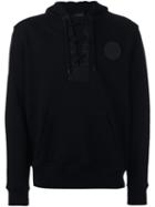 Marcelo Burlon County Of Milan Lace-up Placket Hoodie