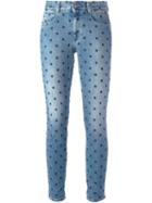 Stella Mccartney Embroidered Jeans, Women's, Size: 29, Blue, Polyester/cotton/spandex/elastane