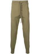 Isabel Marant Relaxed Fit Track Pants - Green
