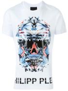 Philipp Plein 'i Know It' T-shirt, Men's, Size: Xxl, White, Cotton/polyester