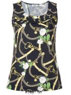 Liu Jo Belt And Chain Tank Top - Black