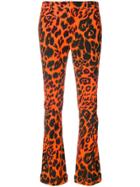 R13 Leopard Print Trousers - Yellow & Orange
