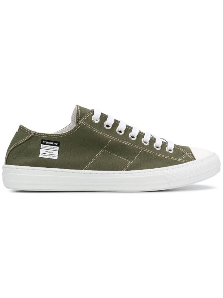 Maison Margiela Stereotype Low Top Sneakers - Green