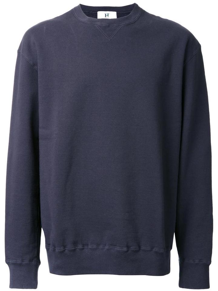 Hbns Oversized Sweatshirt, Men's, Size: Large, Blue, Cotton