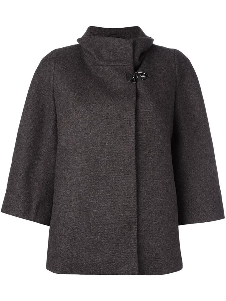 Fay Concealed Fastening Oversized Jacket