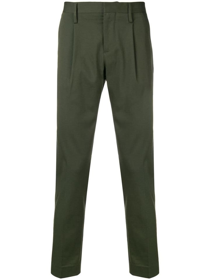 Entre Amis Classic Chino Trousers - Green