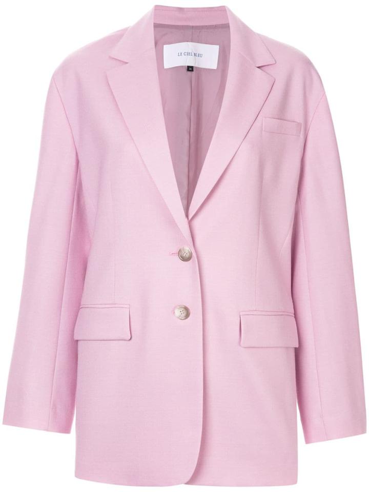 Le Ciel Bleu Classic Fitted Blazer - Pink