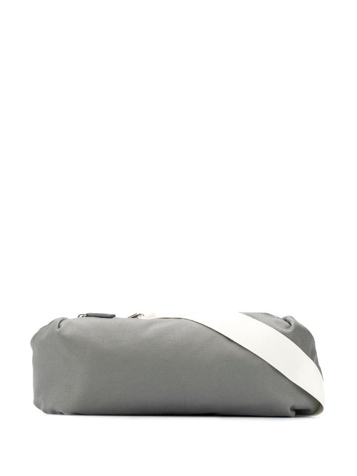 Jil Sander Buckled Zipped Belt Bag - White