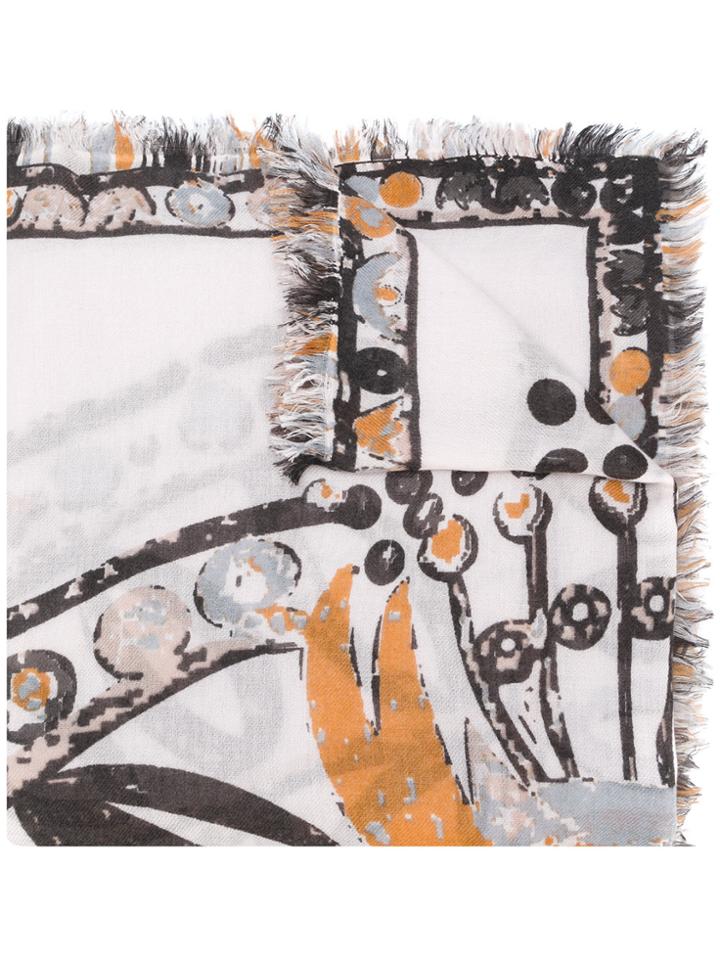 Hemisphere Printed Scarf - Multicolour