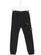 Stone Island Kids Zipped Pocket Sweatpants, Boy's, Size: 6 Yrs, Grey