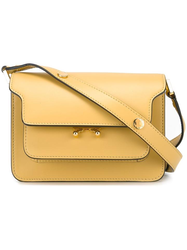 Marni 'trunk' Shoulder Bag, Women's, Yellow/orange