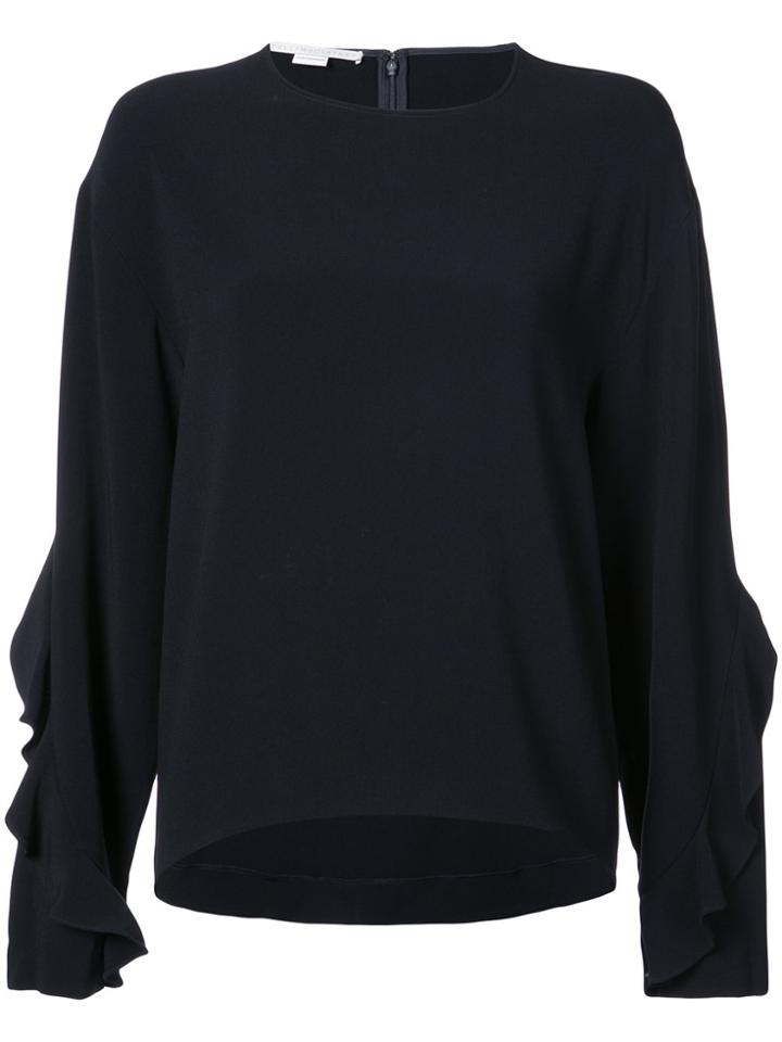 Stella Mccartney Ruffle-trimmed Blouse - Blue