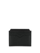 Valextra Textured Cardholder Wallet - Black