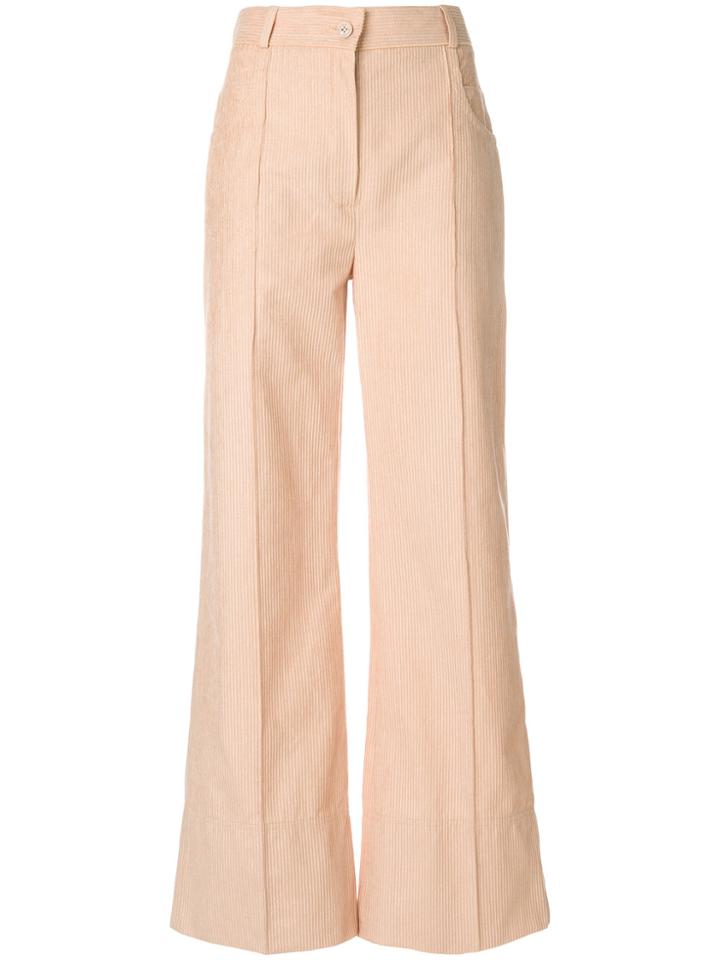 Nina Ricci Flared Trousers - Nude & Neutrals
