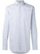 Boss Hugo Boss - Micro Print Shirt - Men - Cotton - 41, Blue, Cotton