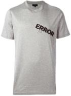 Lanvin Error T-shirt, Men's, Size: Xs, Grey, Cotton/glass