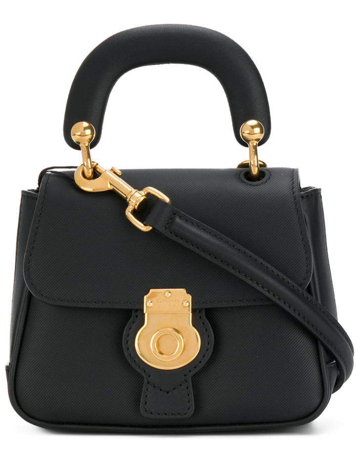 Burberry Mini Dk88 Top Handle Bag - Black