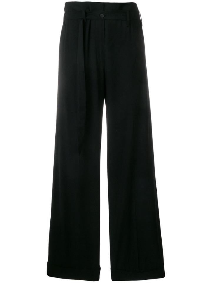 Ivan Grundahl Wide-leg Ziggy Trousers - Black