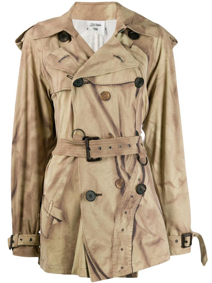 Jean Paul Gaultier Pre-owned Trench Style Jacket - Neutrals