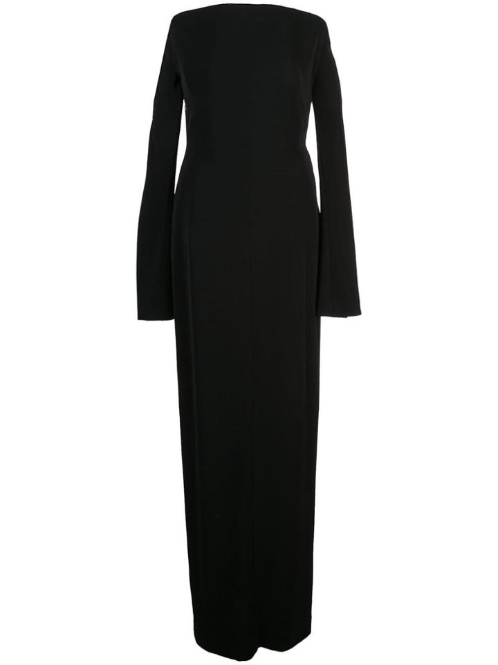Mugler Off Shoulder Gown - Black