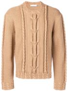 Jw Anderson Cable Knit Jumper - Neutrals