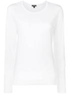 Aspesi Long Sleeved T-shirt - White