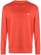 Ami Alexandre Mattiussi Bicolor Crewneck Sweatshirt - Red