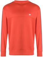 Ami Alexandre Mattiussi Bicolor Crewneck Sweatshirt - Red