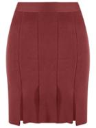 Andrea Bogosian Knitted Skirt, Women's, Size: Medium, Brown, Elastodiene/polyamide/viscose