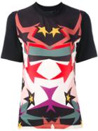 Elie Saab - Star Print T-shirt - Women - Polyester/spandex/elastane/rayon - 36, Polyester/spandex/elastane/rayon