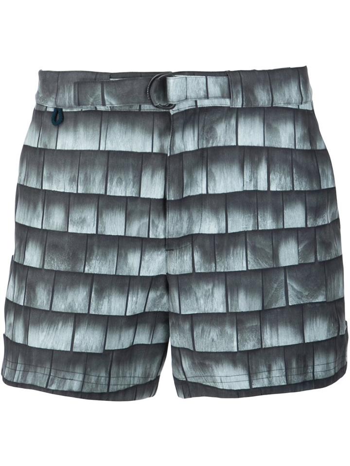 Katama 'jack' Swim Shorts, Men's, Size: Medium, Green, Polyester