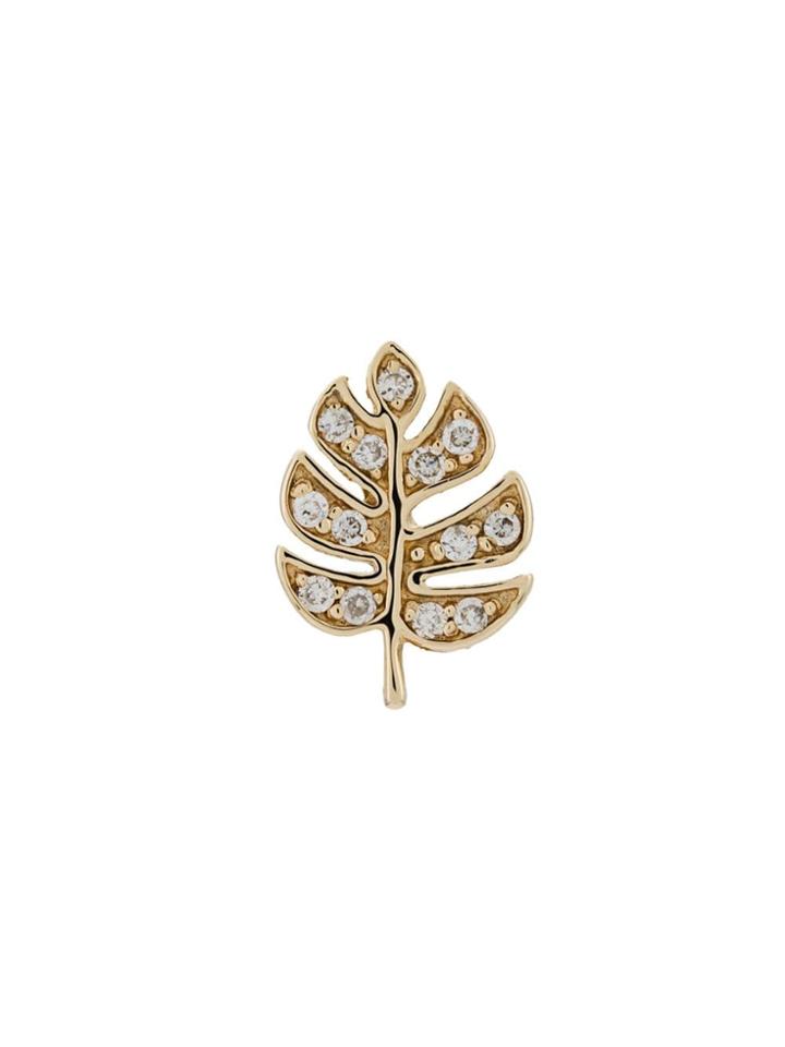 Sydney Evan Palm Earring - Gold