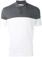Brunello Cucinelli Colour Block Polo Shirt, Men's, Size: 50, Grey, Cotton