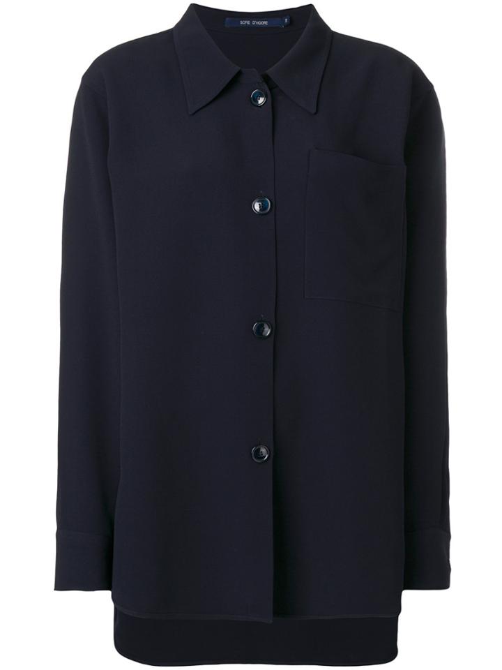 Sofie D'hoore Shirt Jacket - Blue