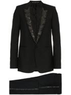Givenchy Bead Embellished Wool Mohair Blend Tuxedo - Black