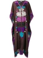 P.a.r.o.s.h. Embroidered Dress - Brown