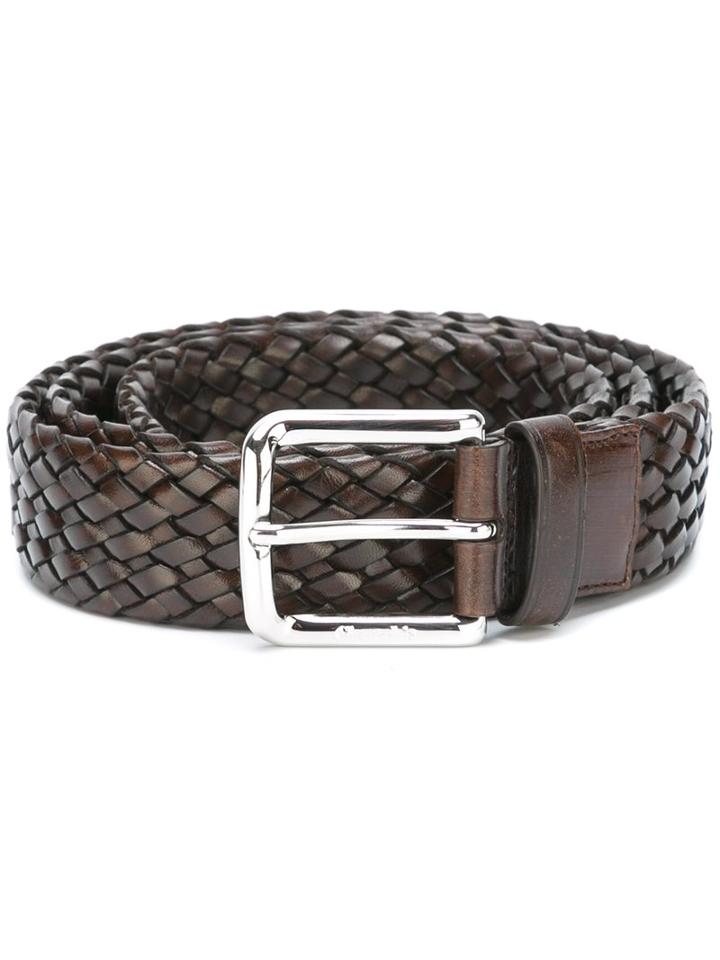 Church's Woven Belt, Men's, Size: 95, Brown, Leather