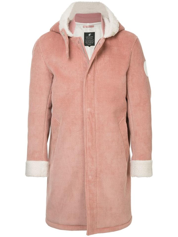 Loveless Corduroy Coat - Pink