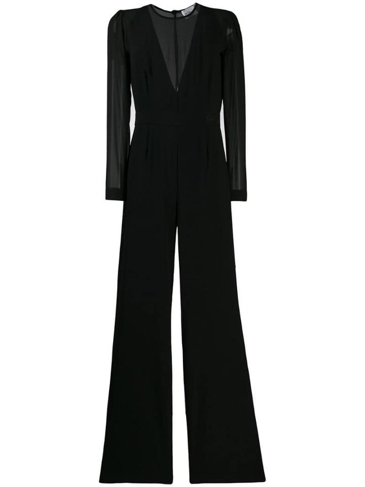 Be Blumarine Georgette Jumpsuit - Black