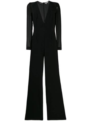 Be Blumarine Georgette Jumpsuit - Black