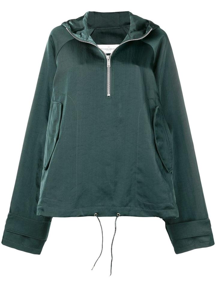 Golden Goose Deluxe Brand Zip Hoodie - Green